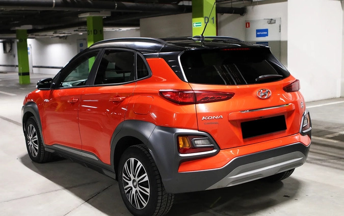 Hyundai Kona cena 77800 przebieg: 45300, rok produkcji 2018 z Wasilków małe 326